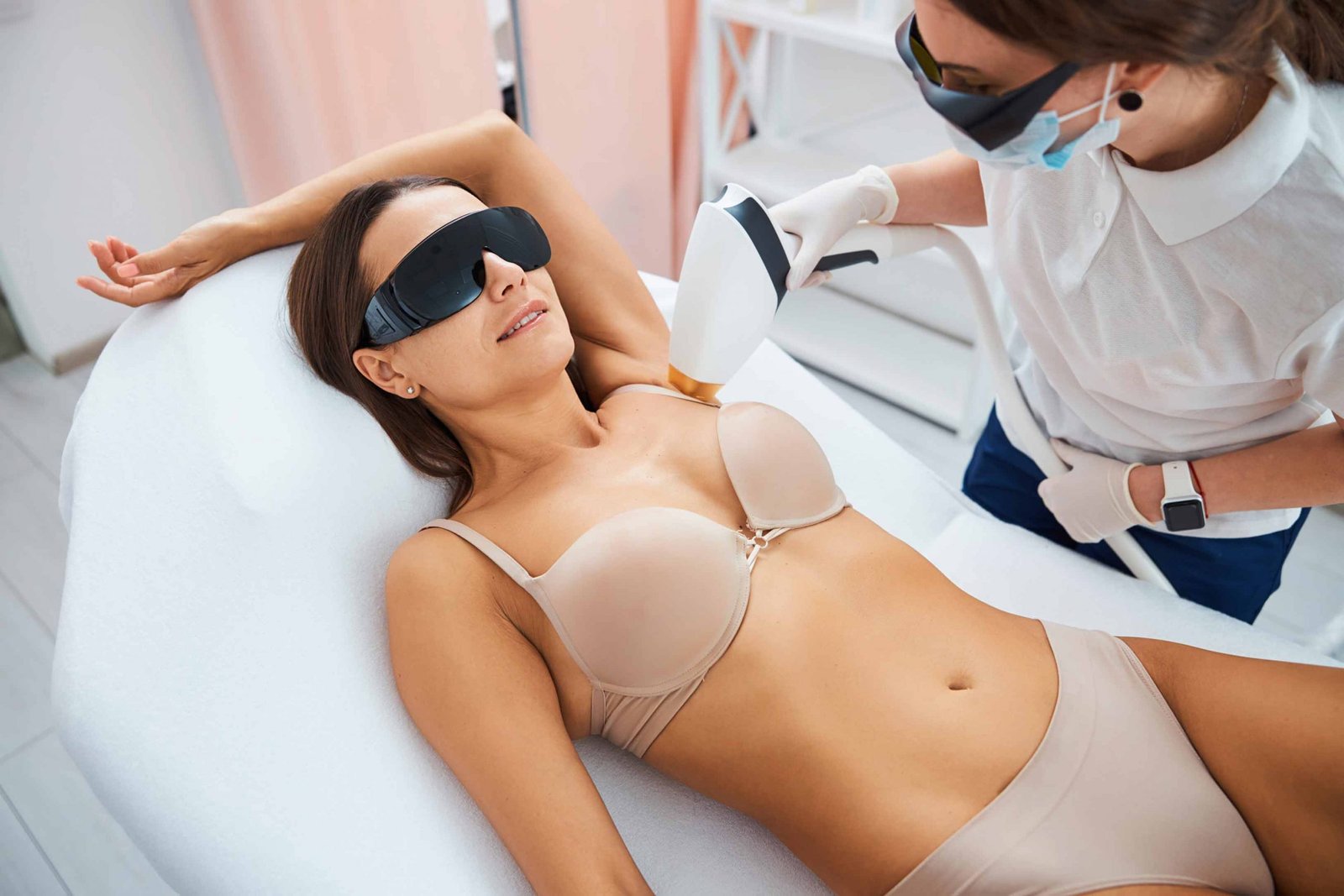 Underarm laser hair removal
