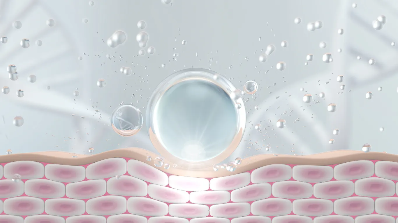 Skin hydration during a HydroFacial