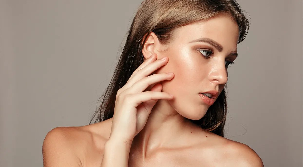 Client with even skin tone