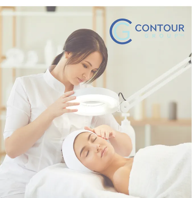 Professional skin analysis consultation