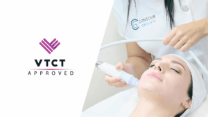 What type of training is VTCT? Practical and theory-based VTCT course demonstration at Contour Group clinic, VTCT approved training.
